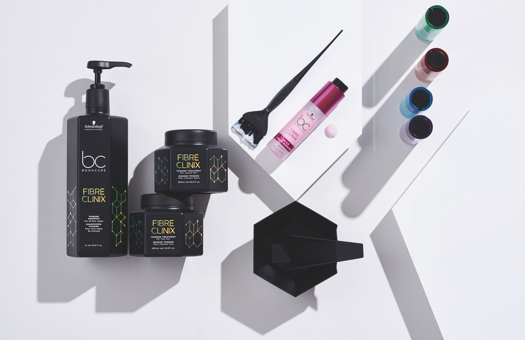 Product renders of the hairdressing salon tools as part of product development range for Schwarzkopf by Simple Design Works