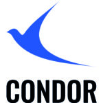 Logo for Condor Tracer golf sports tech product (blue)