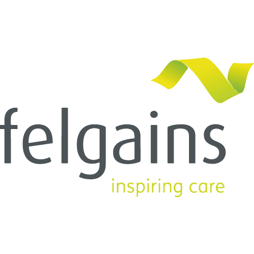 Logo for the Felgains company
