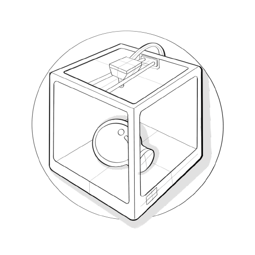 Prototyping services icon sketch by Simple Design Works